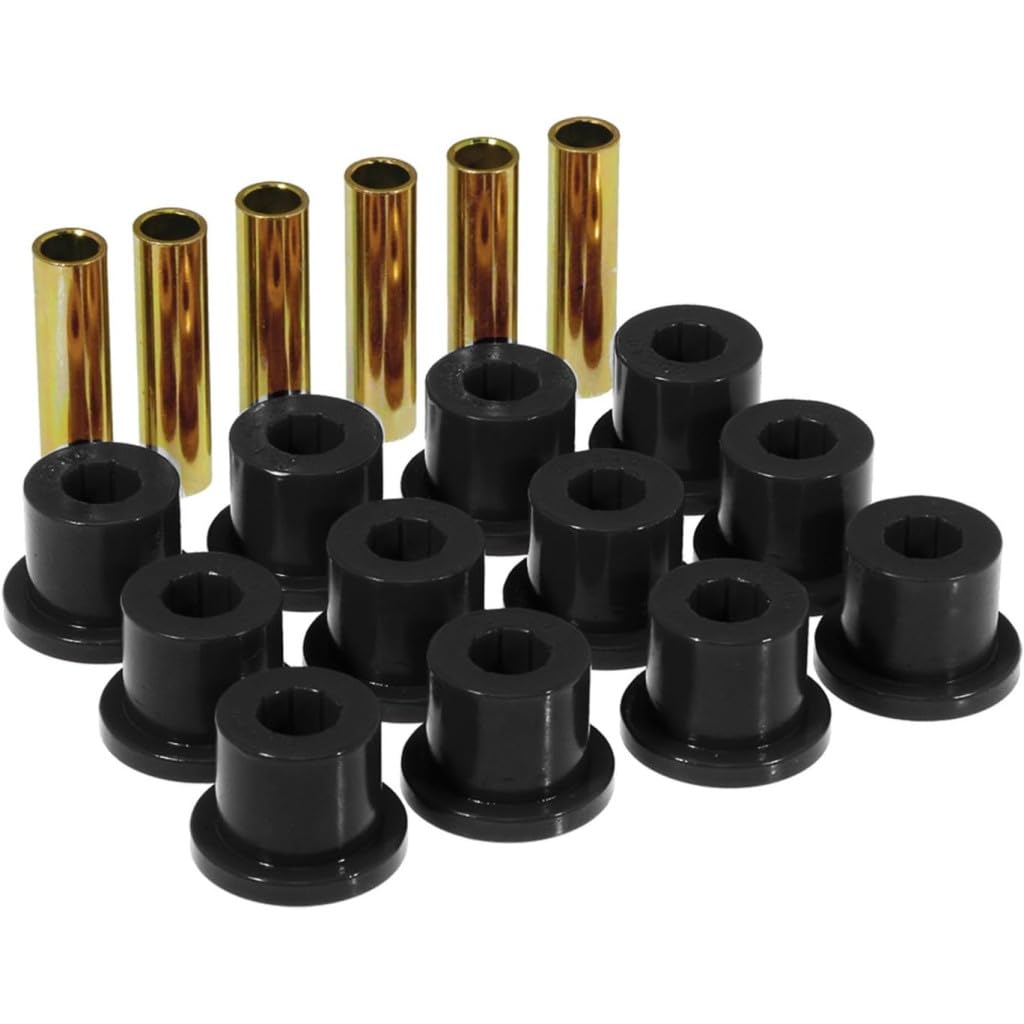 Pro-Thane Spring & Shackle Bushings for GMC C15/C15 Suburban 1975-1978 Rear - Black | 1.5 Inch Bushings | Part #7-1001-BL | Heavy Duty Suspension Upgrade for Off-Road & Towing