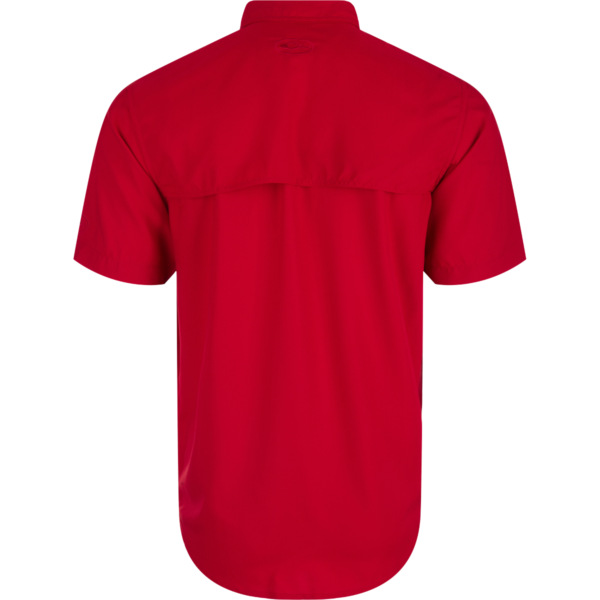 Alabama Fraternity Dobby Solid Short Sleeve Shirt for Men - Comfortable Cotton Casual Button Down Shirt for College Parties, Greek Life Events & Summer Outings