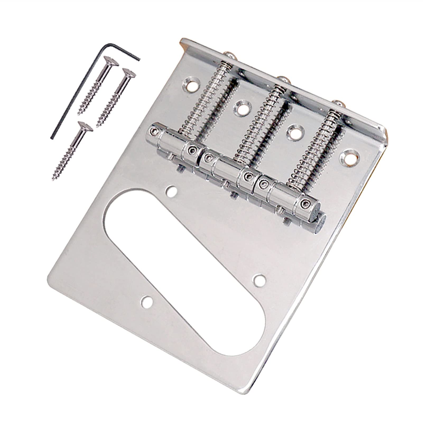 3 String Saddle Top Loader Bridge Replacement for TL Electric Guitar - High-Quality Guitar Bridge Parts for Enhanced Tone & Sustain | Perfect for Guitar Repair, Upgrades & DIY Projects