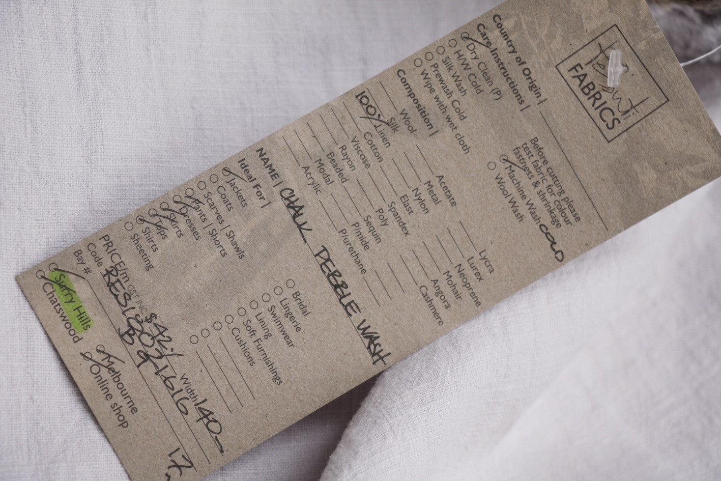 Soft Washed Linen Fabric - Premium Chalk Pebble Textured Linen Material for Clothing, Drapes & Home Decor | Perfect for DIY Sewing Projects & Bohemian Style Decorations