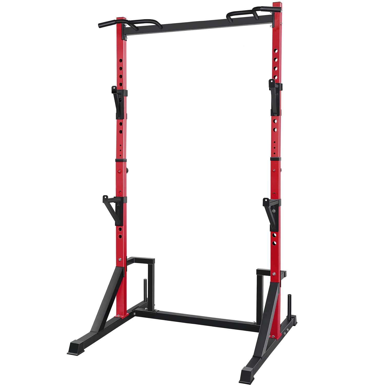 CANPA Heavy Duty Adjustable Power Rack with Pull-Up Bar - 1000lb Capacity Squat Stand for Home Gym, Strength Training & Weightlifting Equipment - Perfect for Garage Gym, CrossFit & Bodybuilding Workouts