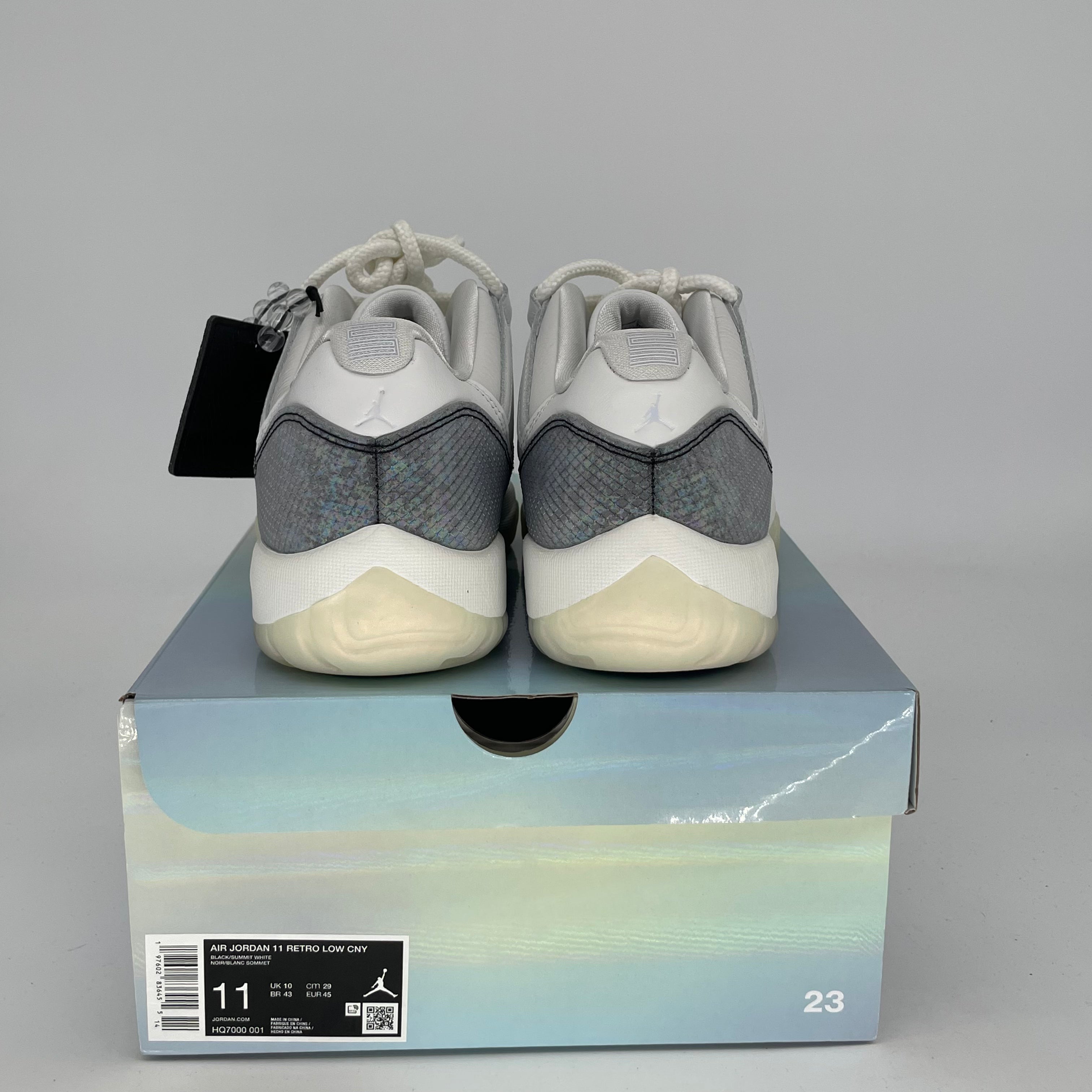 AIR JORDAN 11 LOW YEAR OF THE SNAKE Sneakers - Men's Size 11/Women's 12.5 - HQ7000-001 - Limited Edition Basketball Shoes for Sports & Streetwear Fashion