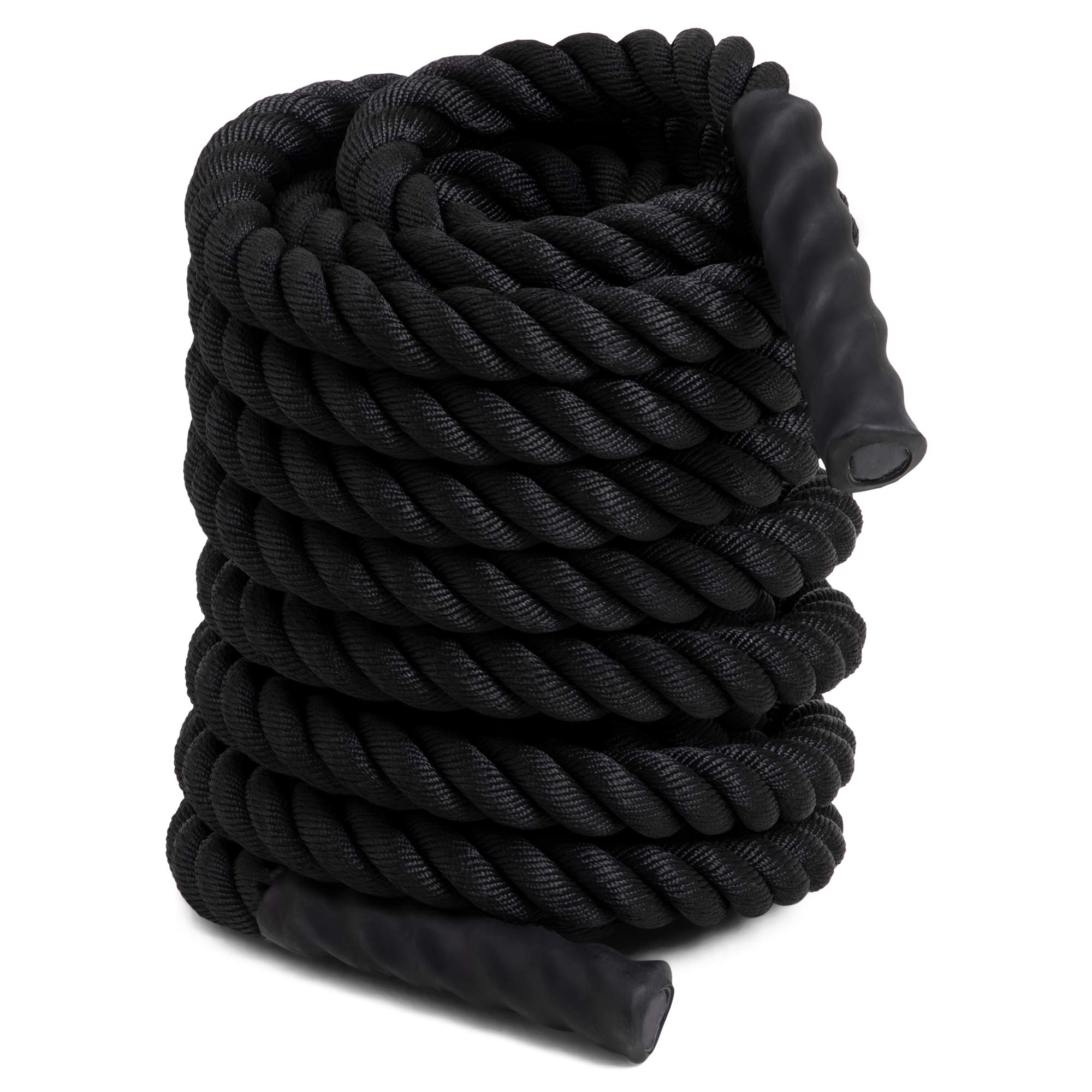 Champion Sports Heavy Duty Training Rope - Rhino Poly Strength & Conditioning Battle Ropes for Gym, Cardio, Cross Training, Weight Lifting & CrossFit - Perfect for Home Workouts, Outdoor Fitness & Professional Training