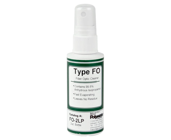 FO Alcohol Fiber Optic Cleaner - 2 Fl Oz Spray Bottle for Electronics, Camera Lens & Optical Equipment Maintenance