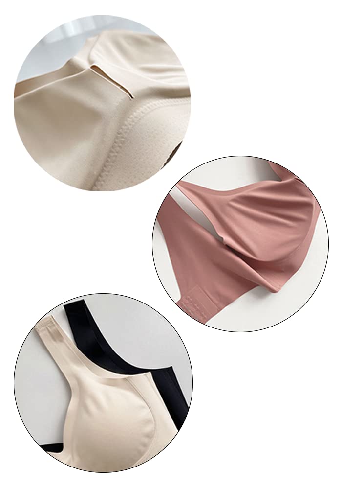 Wireless Padded Bras for Women - Seamless Full Coverage Comfort Support Bra Without Underwire - Perfect for Everyday Wear, Yoga & Lounge