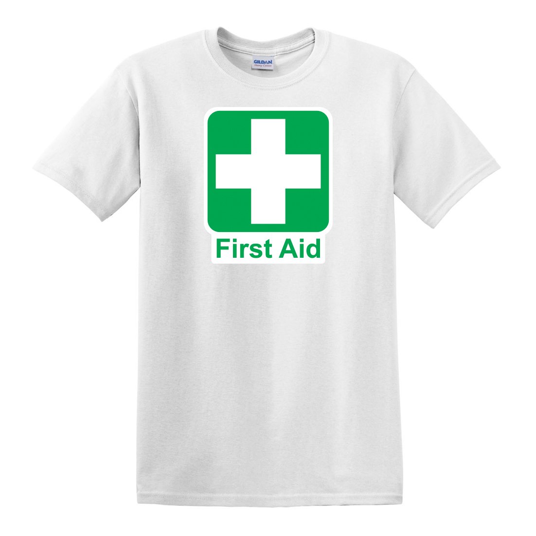 Fagraphix Men's First Aid Graphic T-Shirt - Casual Cotton Tee for First Responders, Medical Students & Healthcare Workers - Perfect for Work, School & Everyday Wear