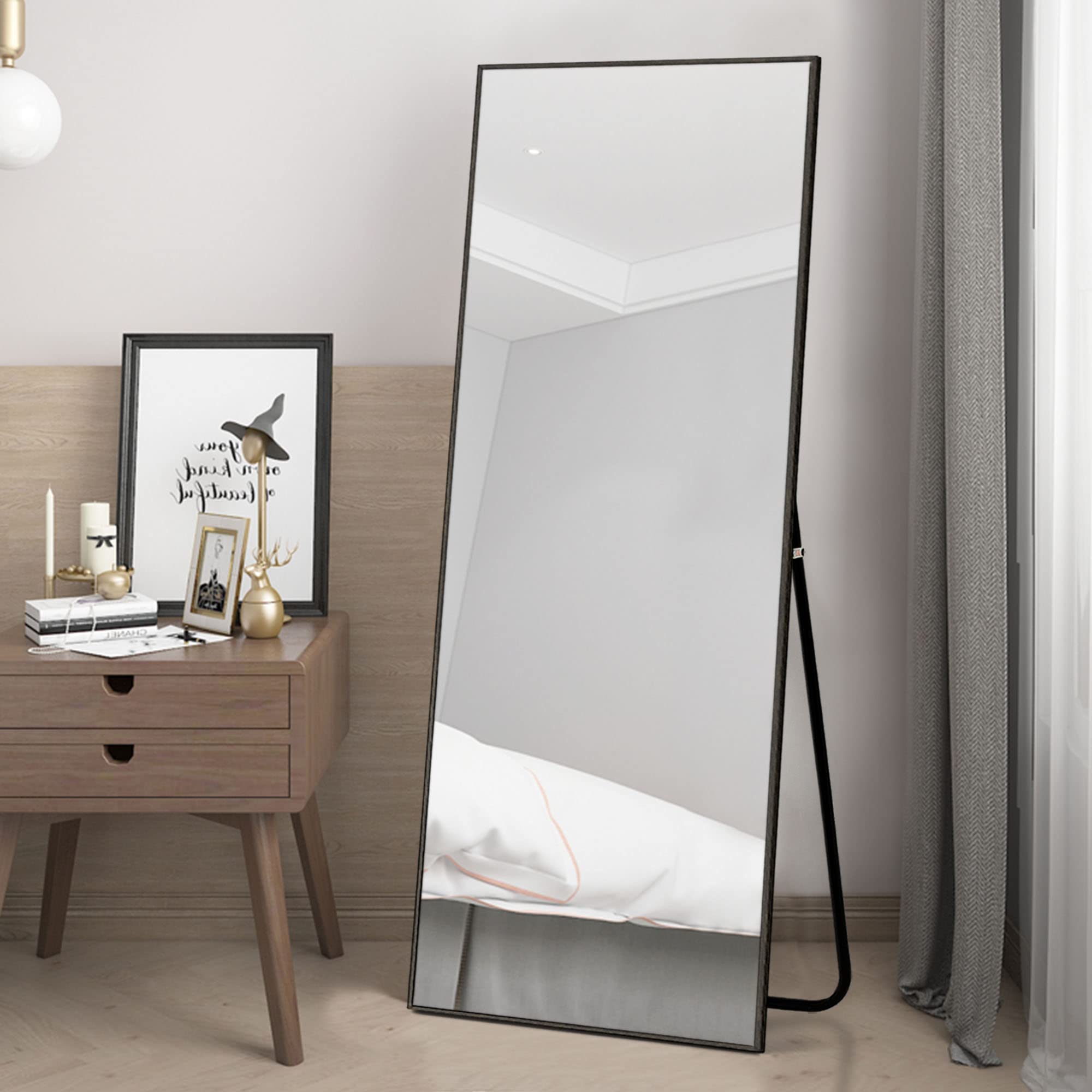36 Inch Round Wall Mirror - Gold Bathroom Mirror for Shower & Decor | MIRUO Stylish Circle Mirror for Living Room, Bedroom & Vanity