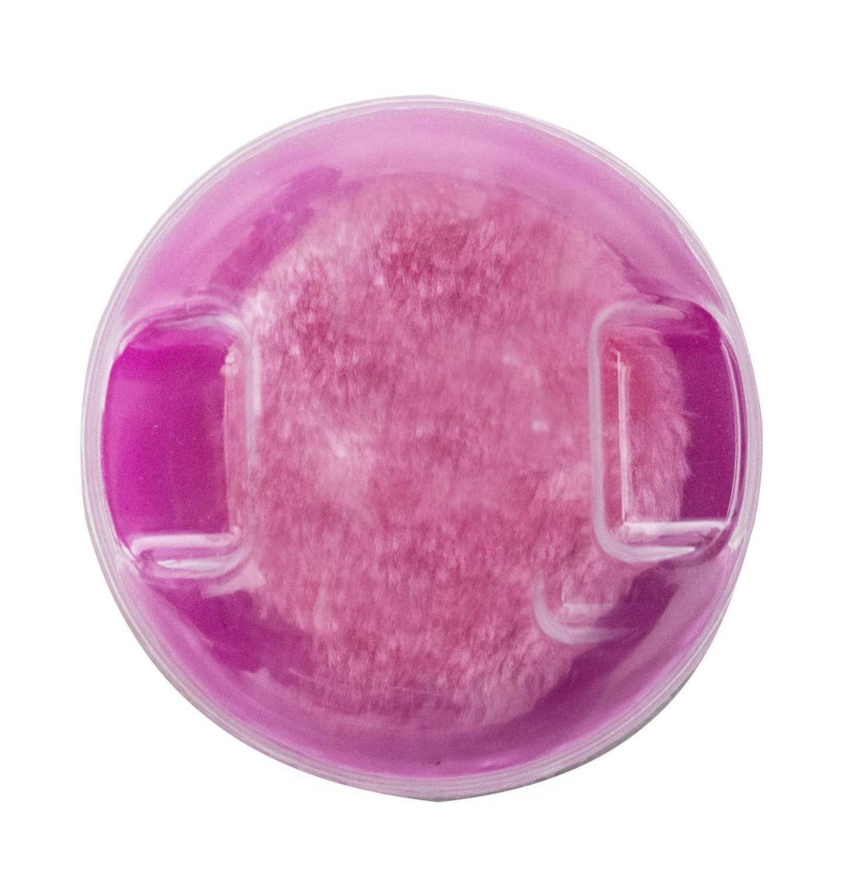 SIYAA Soft Powder Puff with Travel Case for Kids & Babies - Multicolor Pack of 1 (M-15) - Perfect for Makeup Application & On-the-Go Touch Ups