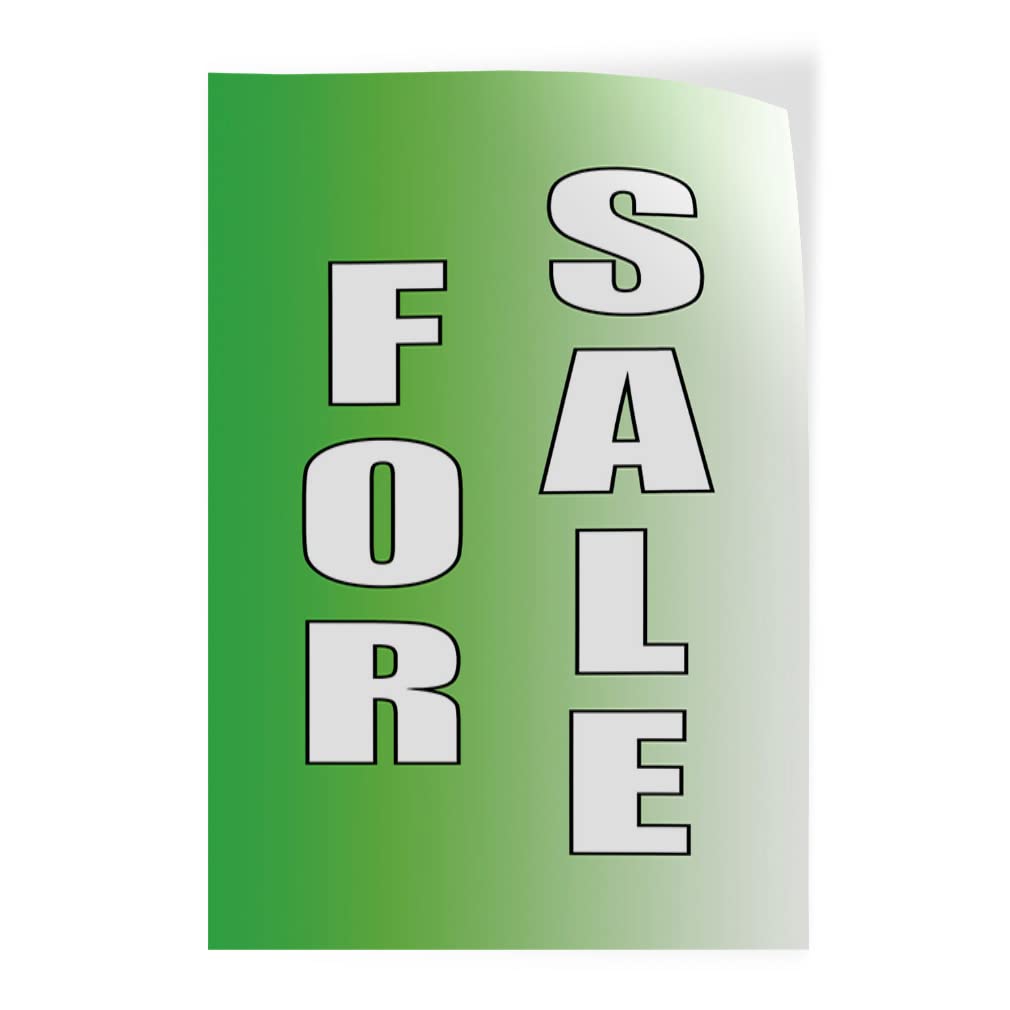 Vertical Vinyl Door Decals - Multiple Sizes (24x36 Inches) for Business, Industrial & Car Use - Luggage & Bumper Stickers for Dealerships, Q Industrial Applications & Vehicle Branding