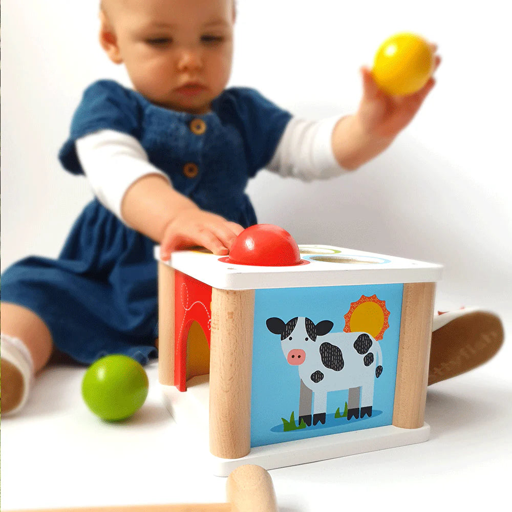 Tap Tap Ball Game - Fun Stress Relief & Hand-Eye Coordination Training Toy for Kids & Adults - Perfect for Office, Home, Party & Classroom Use