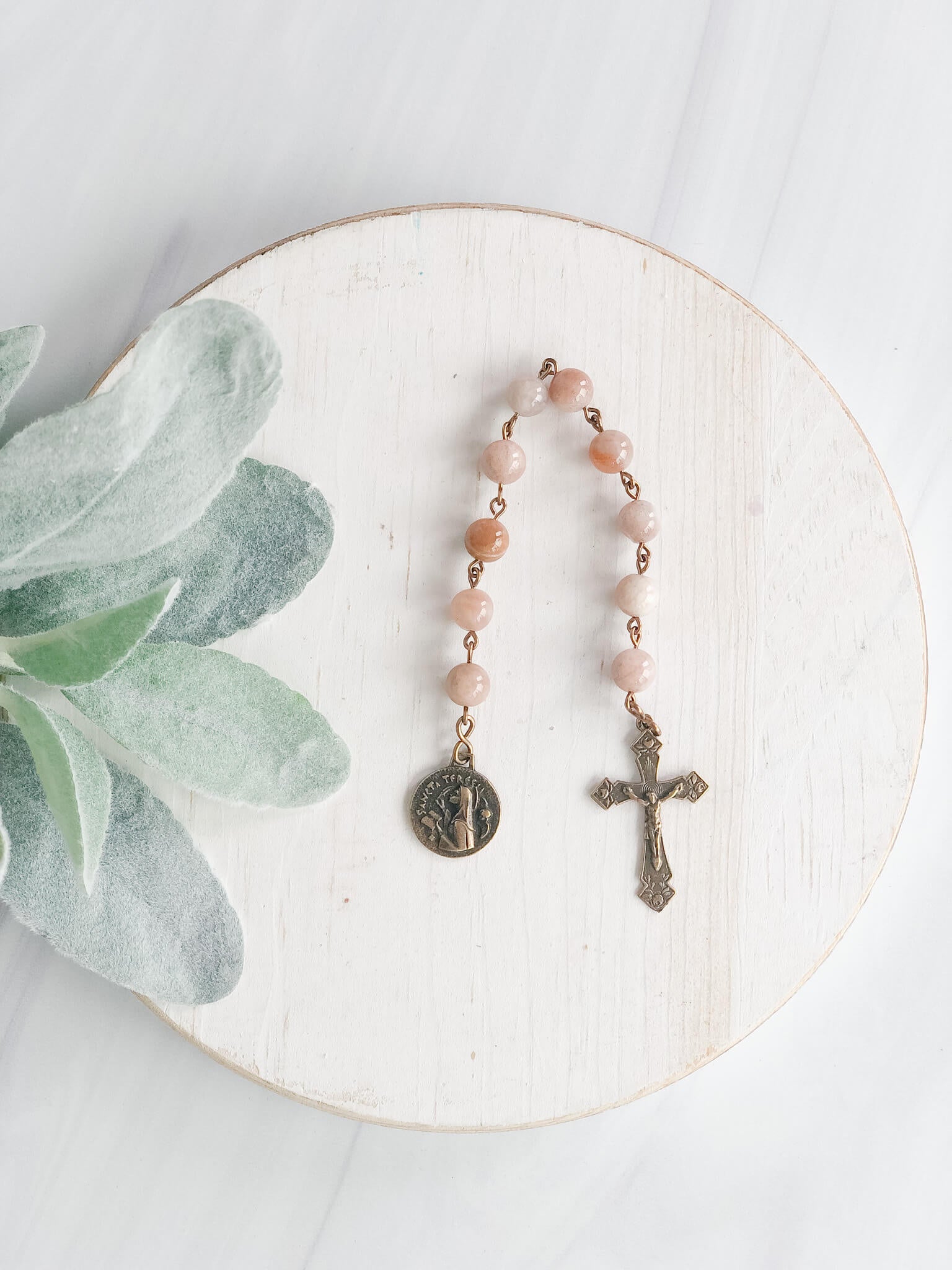 St. Teresa of Avila Pocket Rosary - Catholic Prayer Beads for Travel & Devotion - Perfect for Daily Prayer, Meditation & Spiritual Protection