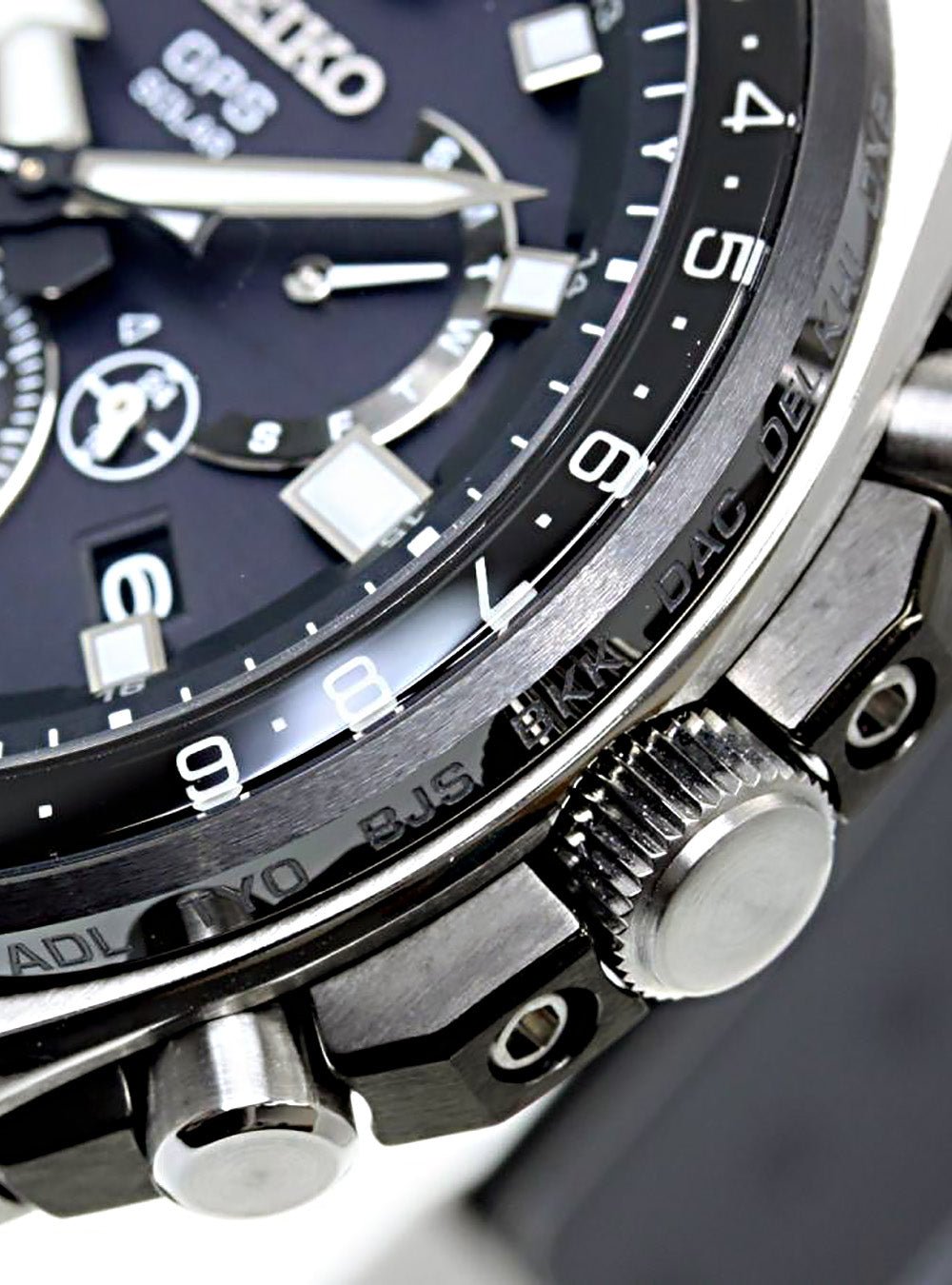 SEIKO ASTRON GPS Solar Men's Watch SBXB169 - Japanese Made Stainless Steel Sports Chronograph with GPS Sync & Solar Power - Perfect for Business, Travel & Outdoor Adventures