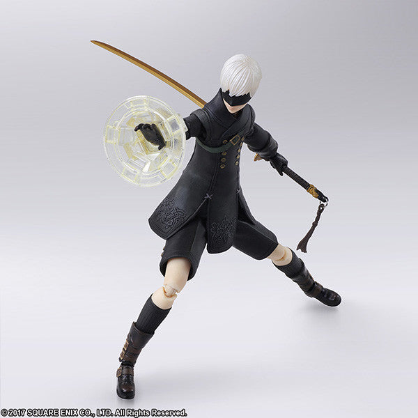 Bring Arts Nier Automata 9S Action Figure - Square Enix Collectible Model for Anime & Gaming Fans | Perfect for Display, Cosplay, and Gift Giving