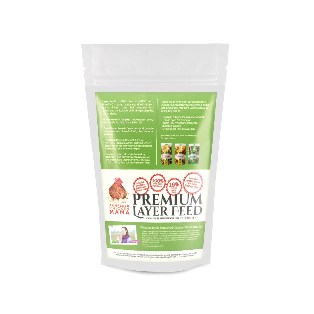 Premium Layer Feed Pellets for Backyard Chickens - High Protein & Calcium All-Natural Chicken Feed - 80lb Bag for Egg Laying Hens - Perfect for Healthy Eggs & Poultry Nutrition in Coops & Farms