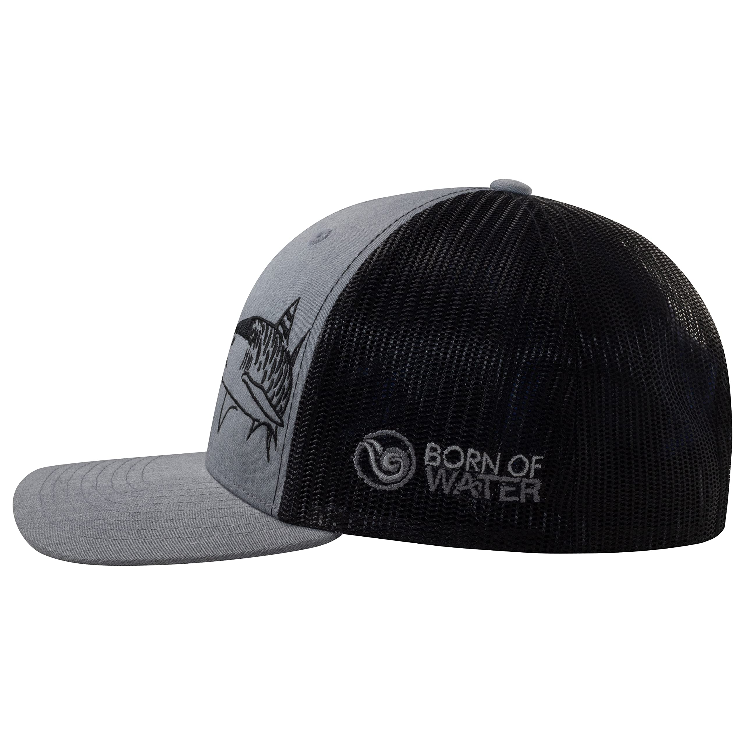 Shark Scuba Diving Trucker Hat: Adjustable Snapback for Men, Fishing & Spearfishing Gear, Perfect for Outdoor Adventures and Beach Activities