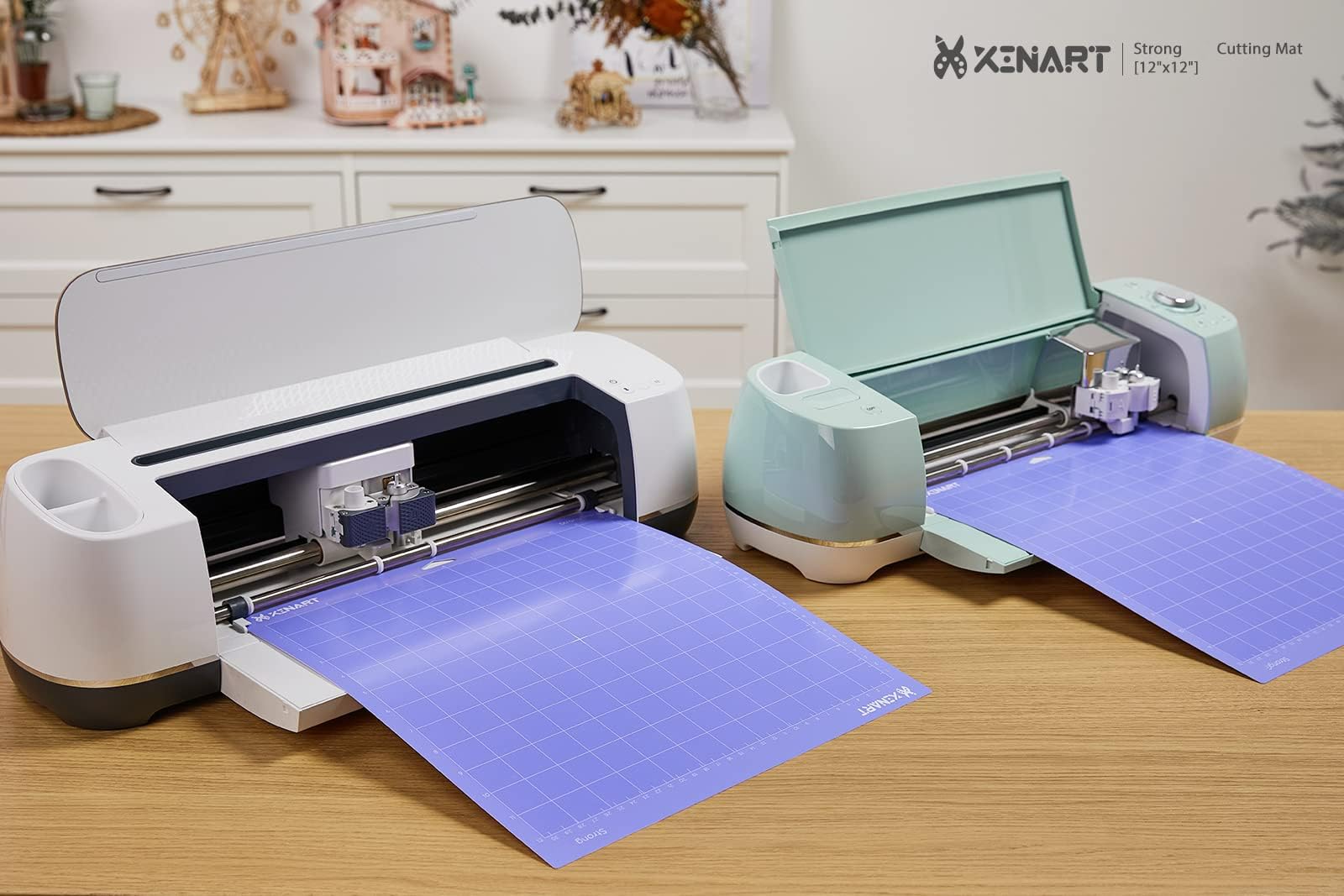 Premium 12x12 Inch Strong Adhesive Sticky Purple Cutting Mats (3-Pack) - Compatible with Cricut Maker 3, Maker, Explore 3 & Air 2 - Perfect for Quilting, Scrapbooking & DIY Craft Projects