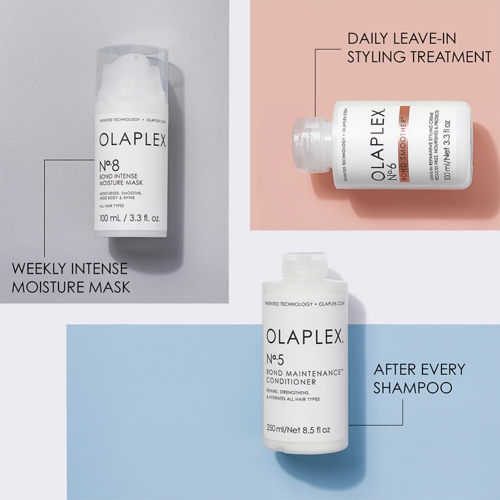 Olaplex No. 5 Bond Maintenance Conditioner - 100ml | Repair & Strengthen Damaged Hair | For Color-Treated, Bleached & Chemically Processed Hair | Daily Use & Salon Quality Hair Care
