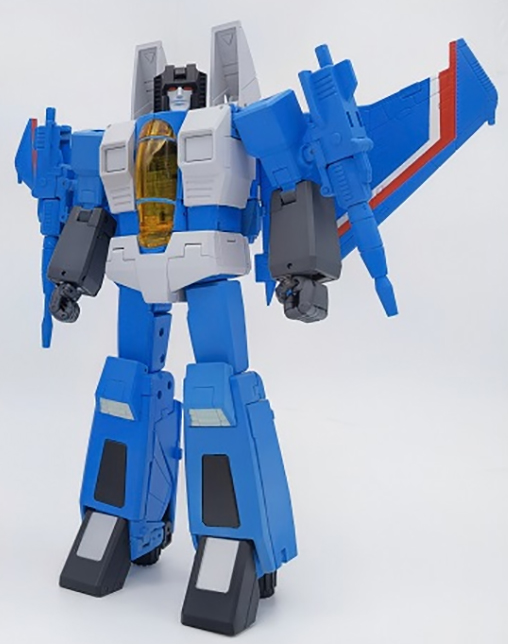 Deformation Space DS 01R Thunder (Thundercracker) Transformers Action Figure - Collectible Robot Toy for Fans & Display