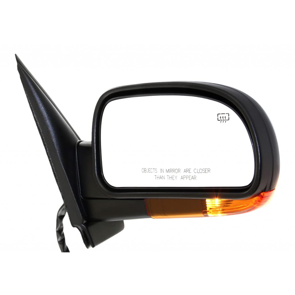 2006 Chevy Trailblazer EXT Passenger Side Power Heated Door Mirror - Replacement for Broken/Scratched Mirror - Perfect for Winter Driving & Enhanced Visibility