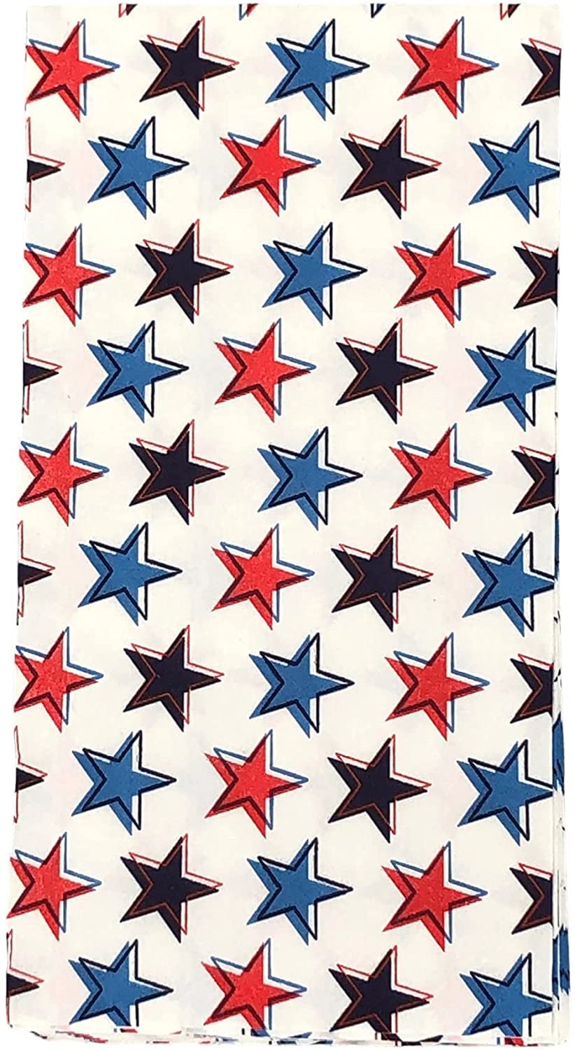 Patriotic Americana Themed 2-Ply Disposable Paper Hand Towels - 26 Count Decorative Guest Napkins for Bathroom, Powder Room & Kitchen Décor | Perfect for 4th of July Parties, BBQ Gatherings & Everyday Use