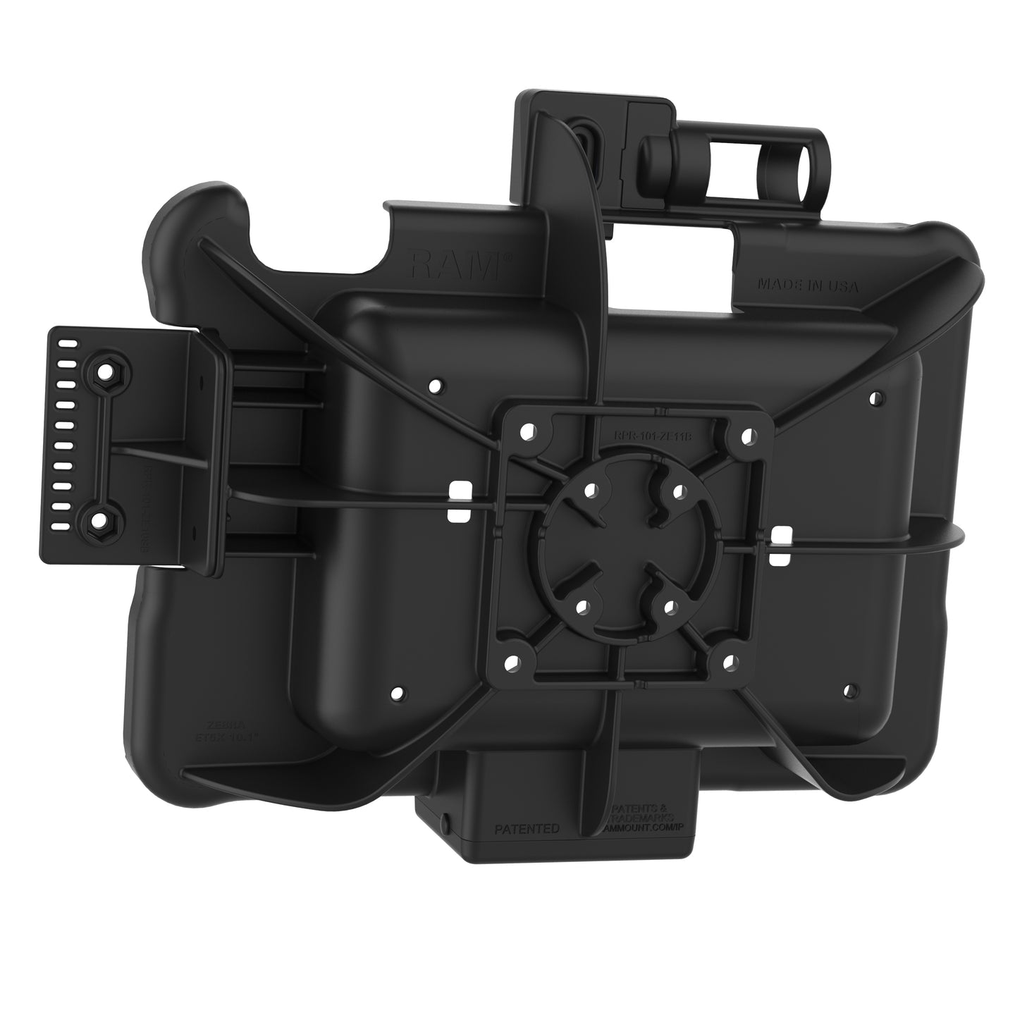 GDS® Form Fit Holder for Zebra ET5x 10.1 Series (RAM HOL ZE11U) - Secure Mount for Truck, Forklift & Warehouse Equipment