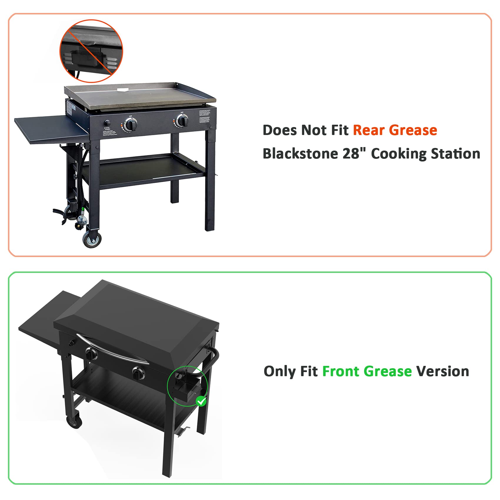 Stanbroil 28-Inch Blackstone Griddle Cover - Heavy Duty Hard Top Hood for 28