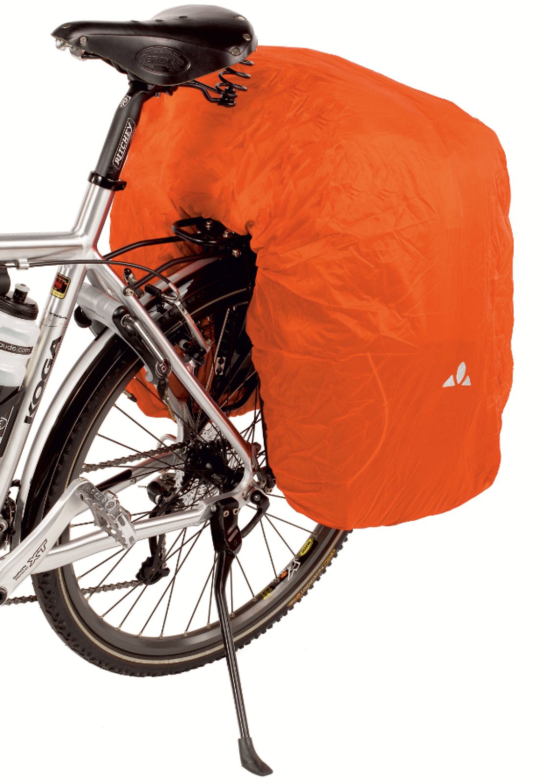 Vaude 12555 Wheeled Equipment Travel Cover - Durable Orange Protective Case for Bikes, Strollers & Sports Gear | Perfect for Travel, Storage & Outdoor Adventures