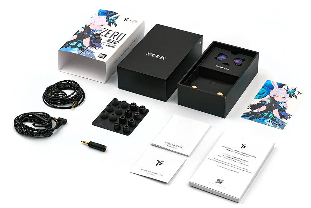 TRUTHEAR x Crinacle Zero:BLUE2 Dual Dynamic Driver In-Ear Monitors (IEM) - HiFi Audiophile Earbuds for Music, Gaming & Studio Monitoring