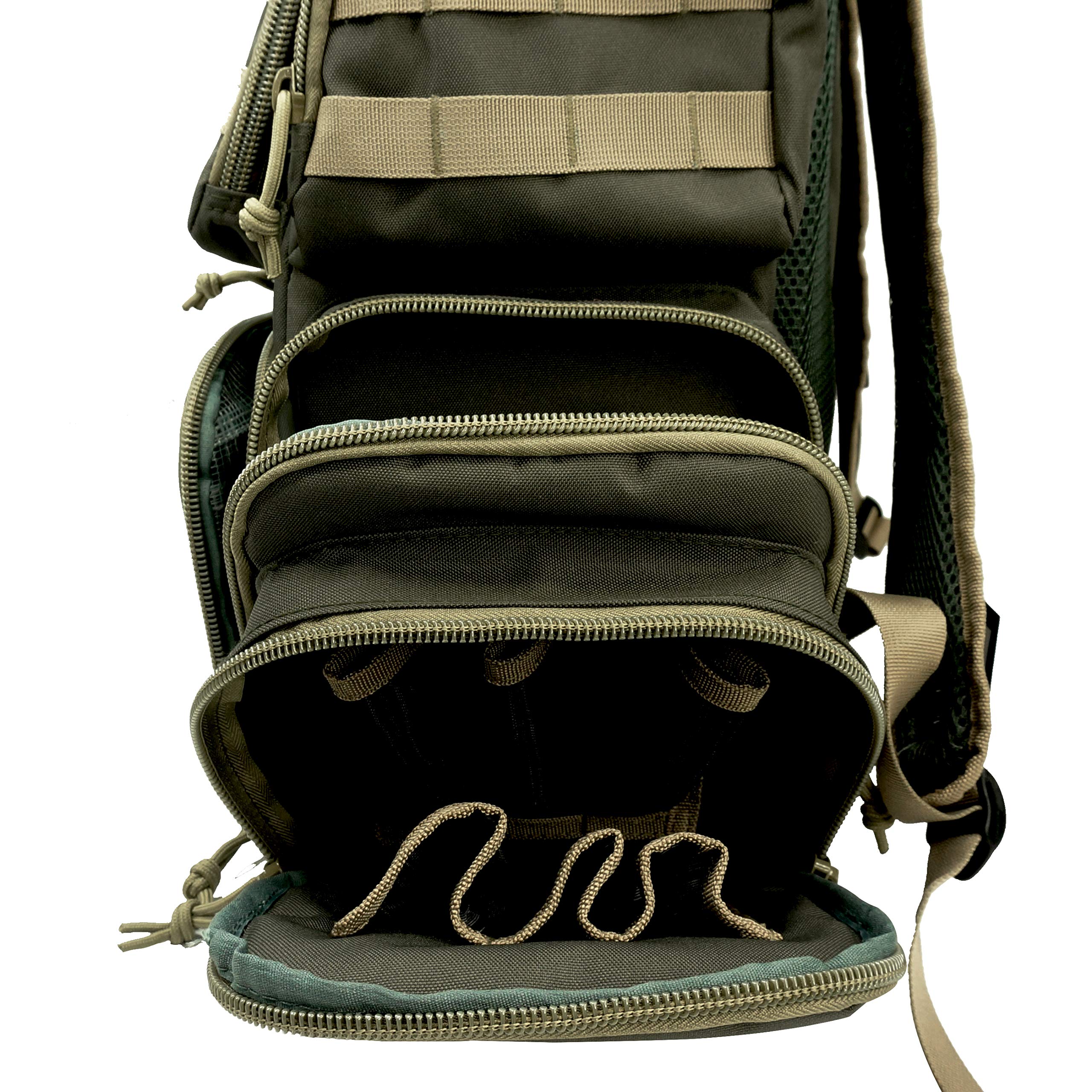 Tactical Shooting Range Backpack for Pistols & Handguns - Heavy Duty Gun Range Bag with Ammo Storage | Perfect for Range Training, Hunting & Outdoor Shooting Activities