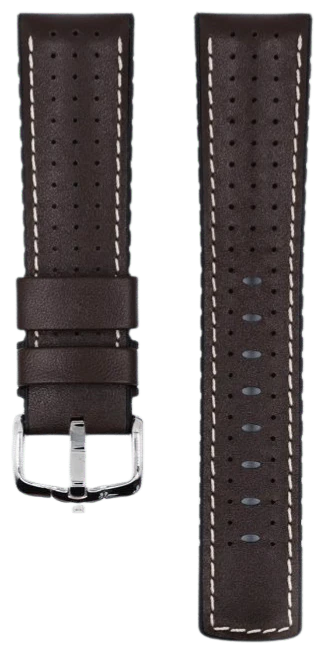 Hirsch Genuine Leather Watch Strap - Tiger Brown 22mm for Men | Premium Replacement Band for Smartwatches & Classic Timepieces | Ideal for Business, Casual & Outdoor Wear