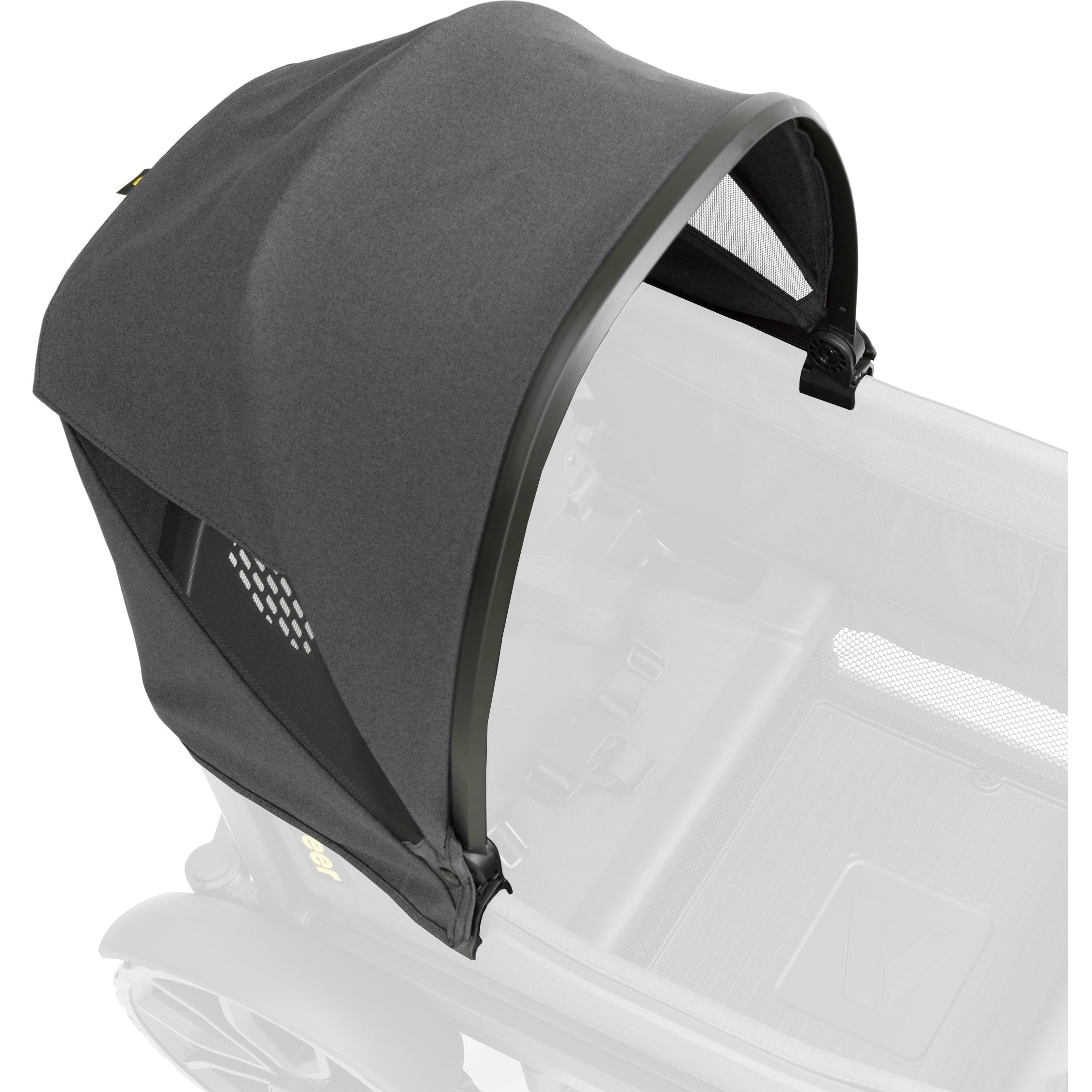 Veer Cruiser XL Custom Retractable Canopy - Adjustable Sun Shade for Strollers, Baby Carriers & Outdoor Gear - Perfect for Beach, Park and Family Outings