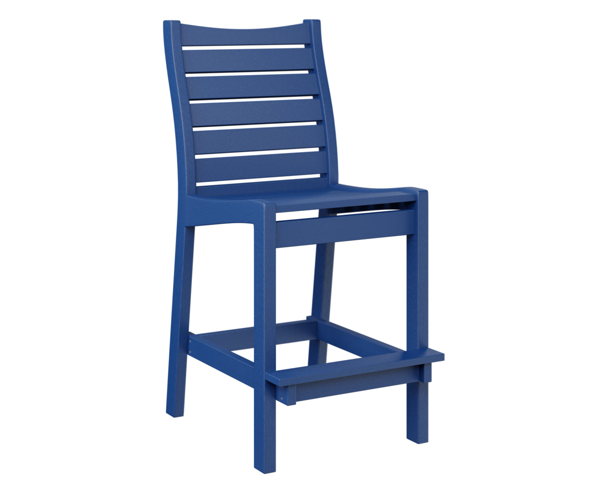 Berlin Gardens Bristol Bar Chair - Adjustable Height Outdoor Bar Stool for Patio, Deck, and Kitchen Counter - Perfect for Entertaining and Relaxing