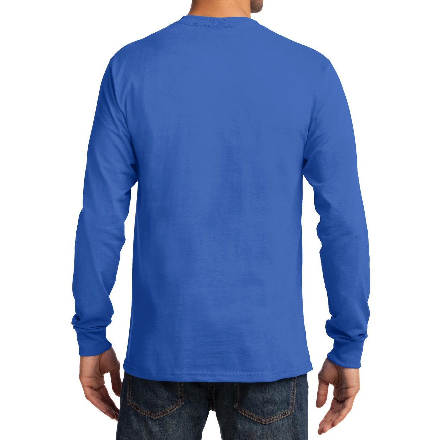 Men's Long Sleeve Essential T-Shirt - Comfortable Casual Basic Tee for Everyday Wear | Perfect for Work, Gym & Outdoor Activities