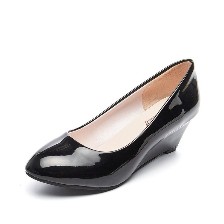 Stylish Leather Pointed Toe Pumps for Women - Elegant Dress Shoes for Office, Party & Special Occasions