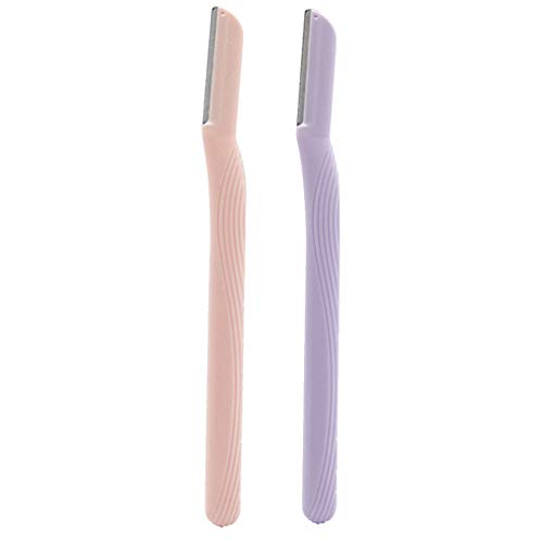 Minkissy Eyebrow Razors - 4 Pack Precision Eyebrow Trimmer & Facial Hair Remover for Women & Men | Portable Grooming Tool for Eyebrow Shaping, Upper Lip, Chin & Sideburns | Beauty Essential for Home & Travel