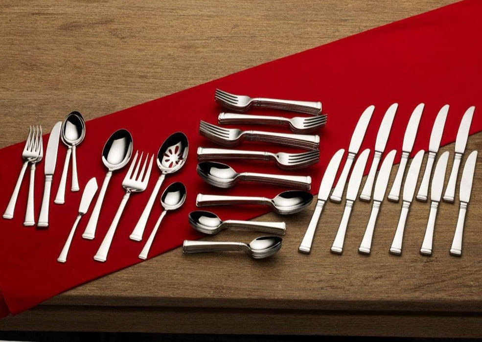 Premium Harmony 65-Piece Stainless Steel Flatware Set - Service for 12 - Elegant Cutlery for Dinner Parties, Weddings & Formal Dining