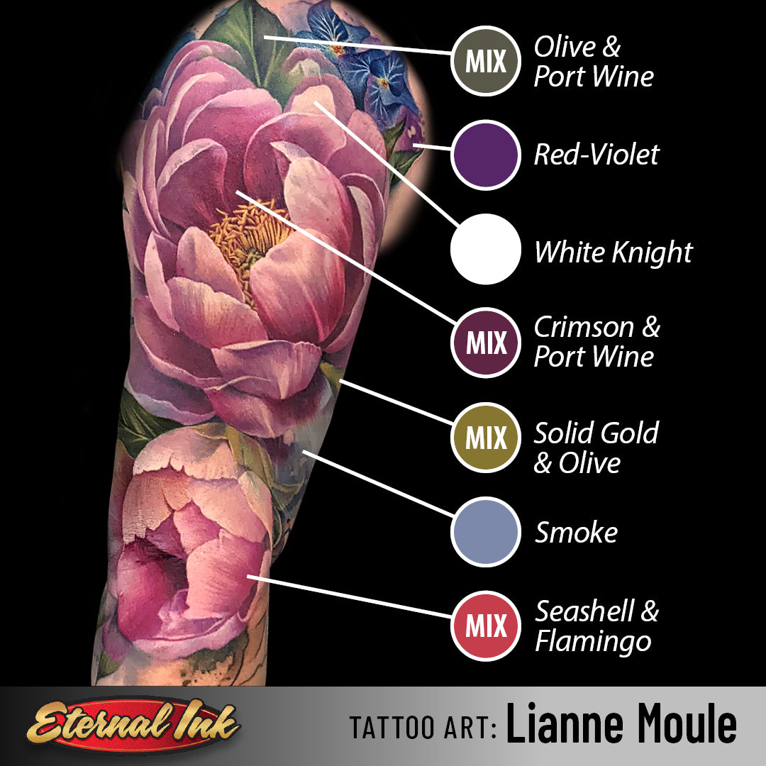Eternal Ink Smoke - Premium Tattoo Ink for Professional Artists | Perfect for Black & Grey Tattoos and Permanent Makeup