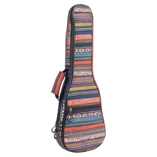 **Waterproof Ukulele Case with 10mm Sponge Padding - Portable Gig Bag for Uke with Accessory Pocket - Perfect for Travel, Storage & Outdoor Performances**
