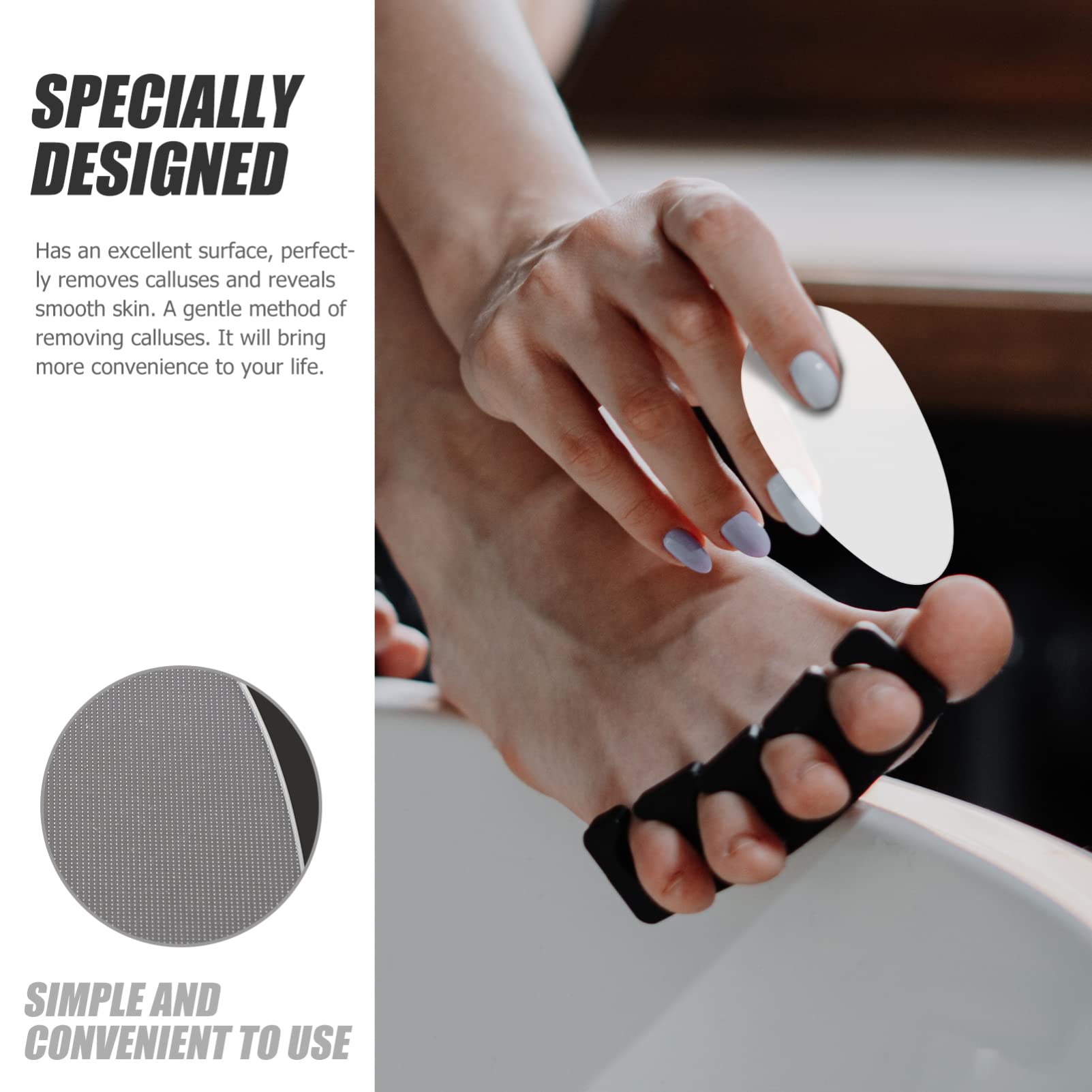 Premium Nano Glass Foot File & Pedicure Tool – Exfoliating Foot Scraper, Callus Remover, and Skin Polisher for Smooth Feet – Perfect for At-Home Pedicures, Manicures, and Foot Care Routines