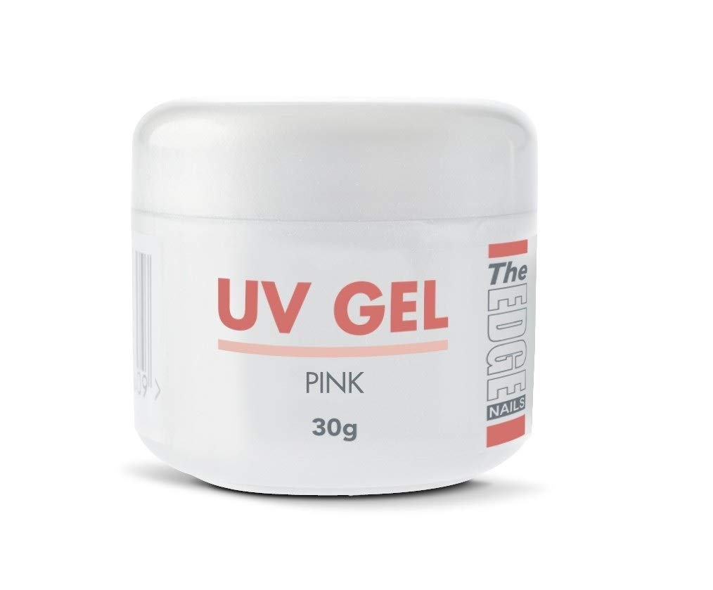 The Edge Nails Ultra Violet Pink Gel Polish - 30g Long Lasting UV Gel Nail Polish for Salon & Home Manicure - Perfect for Nail Art, French Tips & Special Occasions