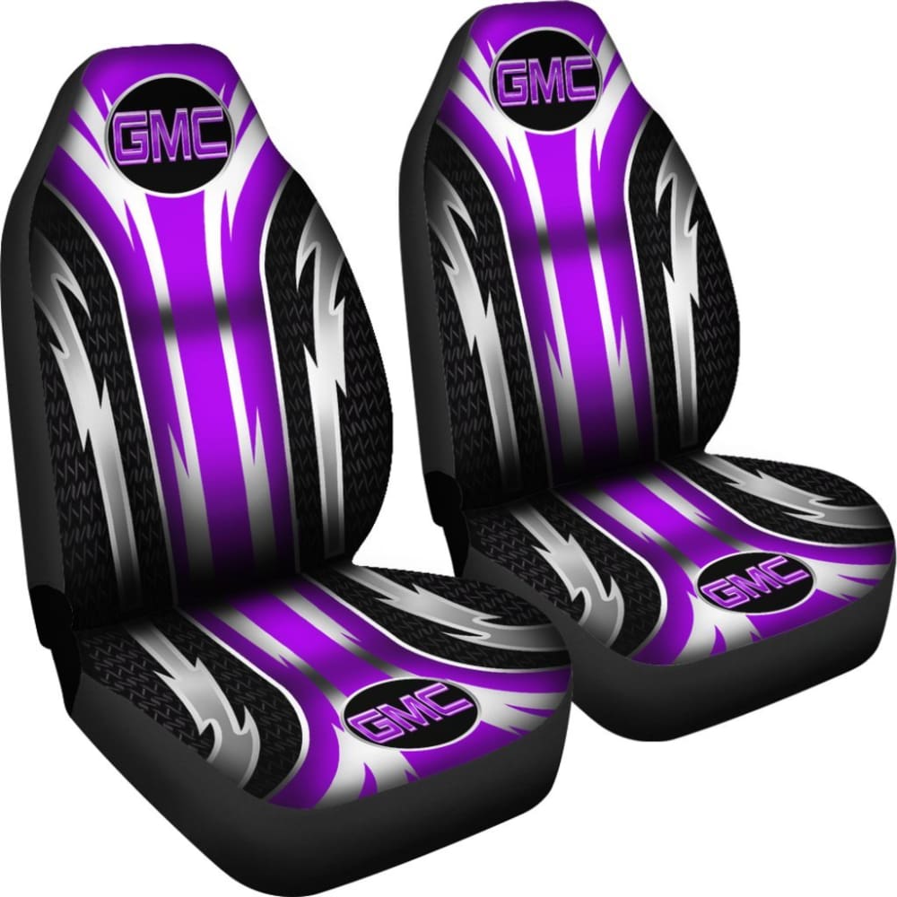 Premium 2-Piece Front GMC Seat Covers in Purple (Part #144627) - Durable & Custom Fit for GMC Trucks & SUVs | Perfect for Road Trips, Off-Roading & Everyday Protection