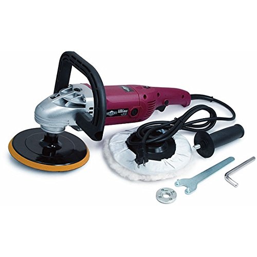 Titan 22530 7-Inch 11 Amp Heavy-Duty Polisher & Sander for Cars, Boats, and Metal Surfaces - Professional Auto Detailing & Woodworking Power Tool