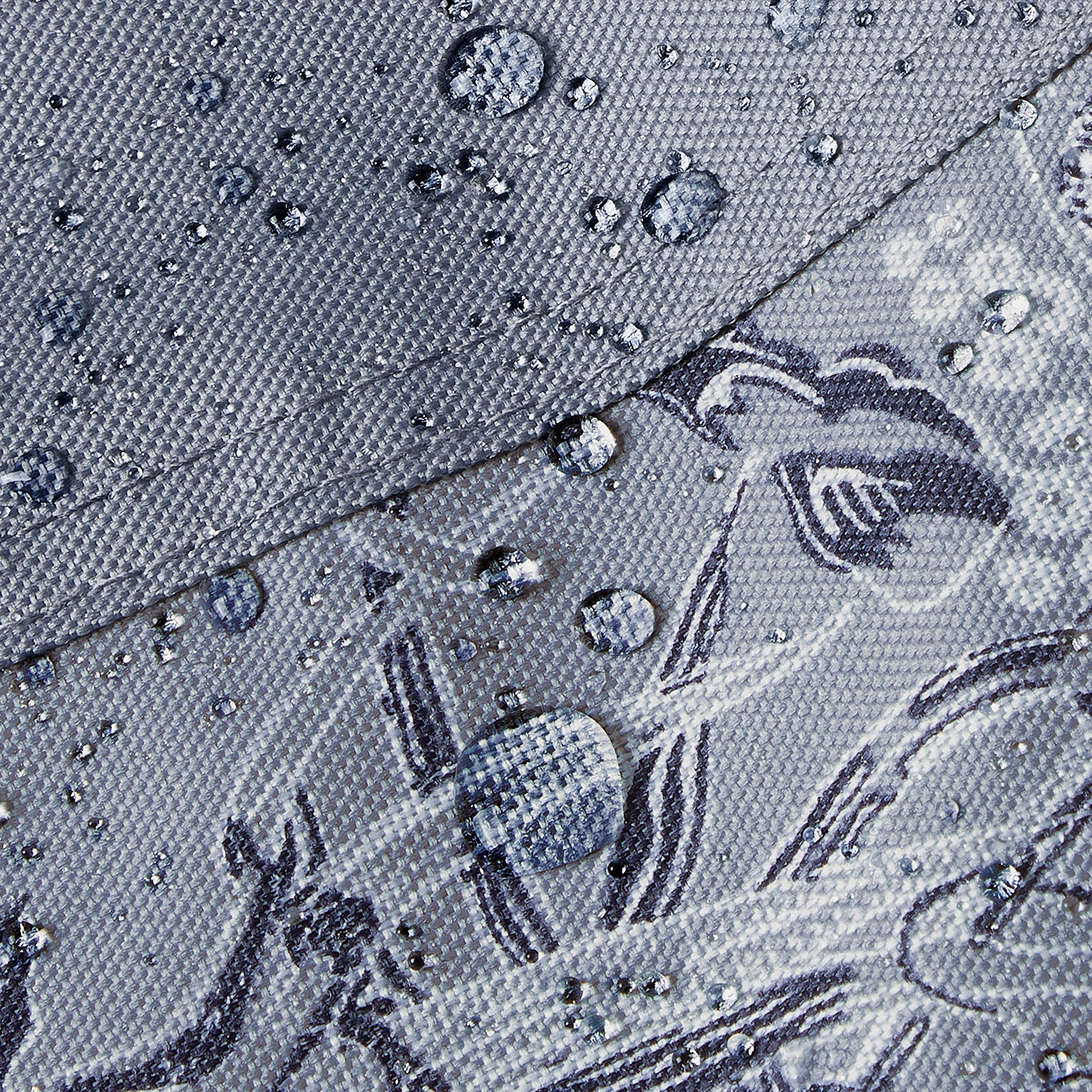 Vera Bradley Waterproof Patio Chair Cover 30x35x32 - Rainforest Toile Gray for Outdoor Furniture Protection