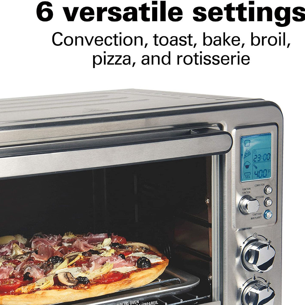 HAMILTON BEACH SureCrisp Digital Air Fryer Toaster Oven 31193C - Perfect for Healthy Cooking, Baking, and Family Meals