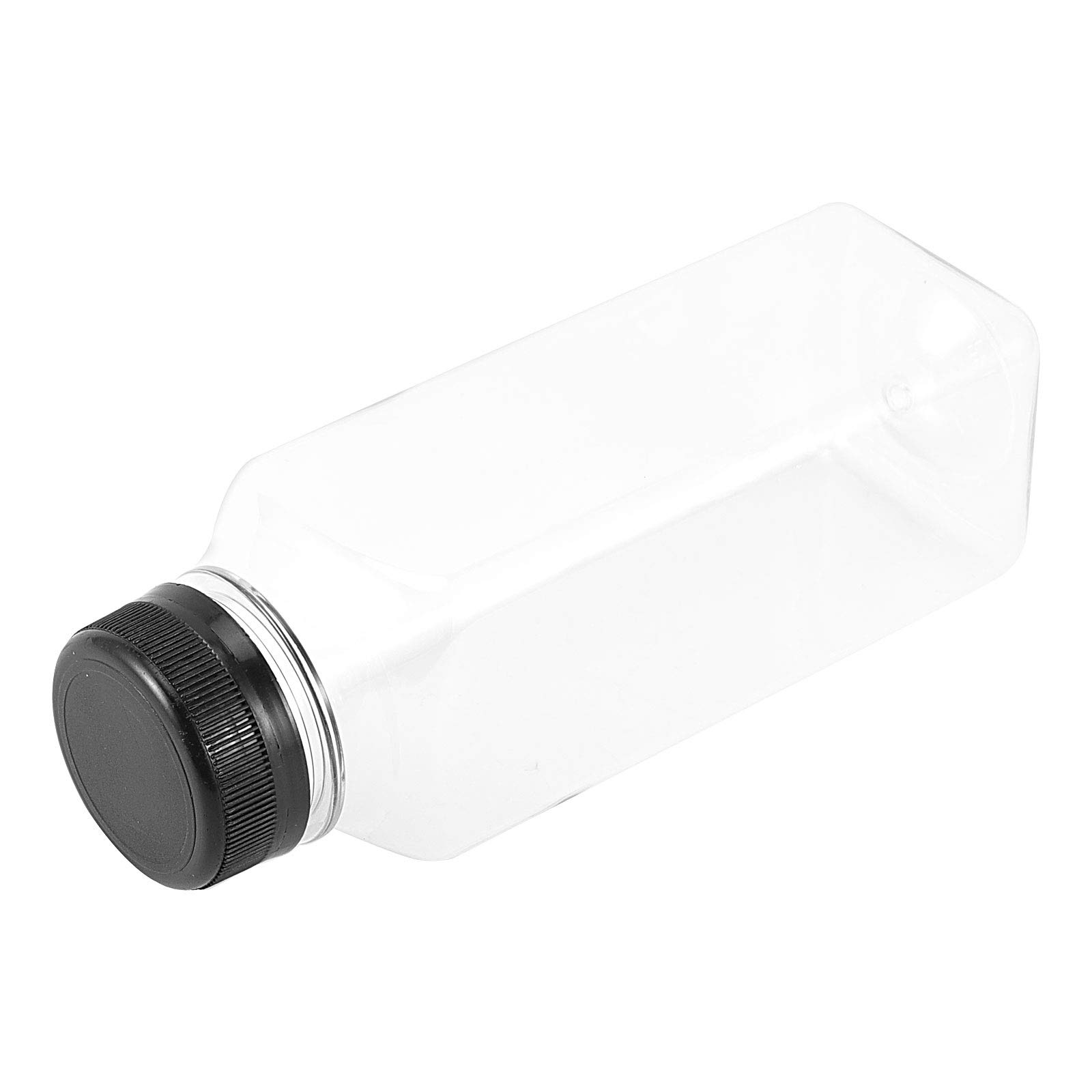 30 Pack 10 Oz Clear Plastic Juice Bottles with Black Tamper Evident Caps - Reusable & Leak-Proof Containers for Juicing, Smoothies, Milk, Meal Prep & On-The-Go Drinks - BPA Free Food Grade Storage Solution