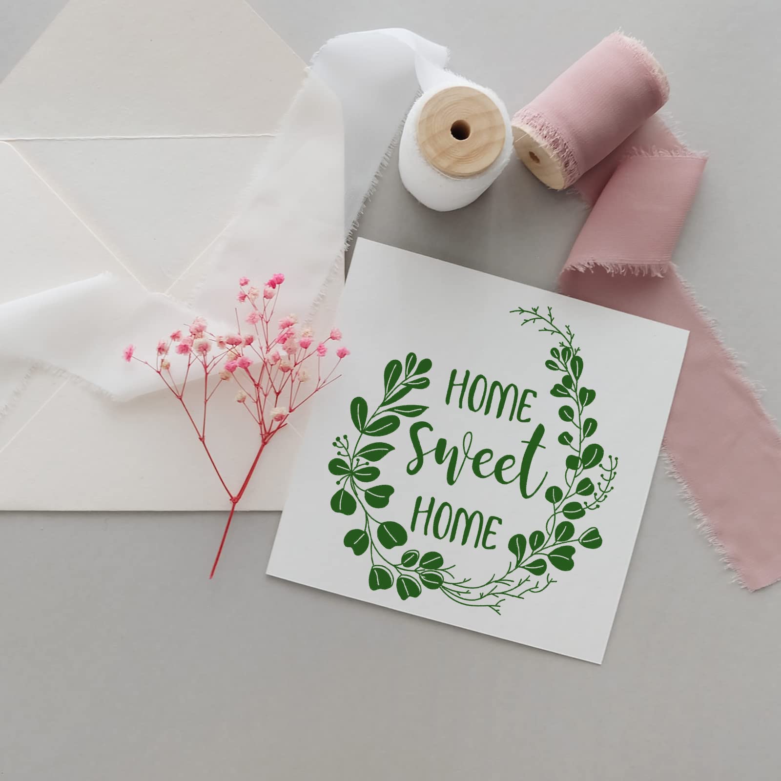 Reusable Self-Adhesive Screen Printing Stencils for Wood, Fabric, Pillows & Walls - DIY Home Decor & Chalk Paint Transfer Kit | Perfect for DIY Projects, Home Decoration, Crafting & Custom Gifts
