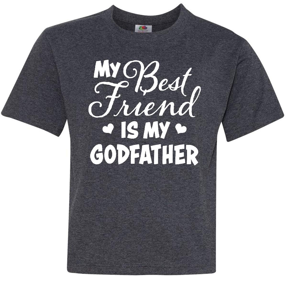 Inktastic Best Friend Godfather Hearts Youth T-Shirt - Perfect for Birthdays, Gifts & Casual Wear