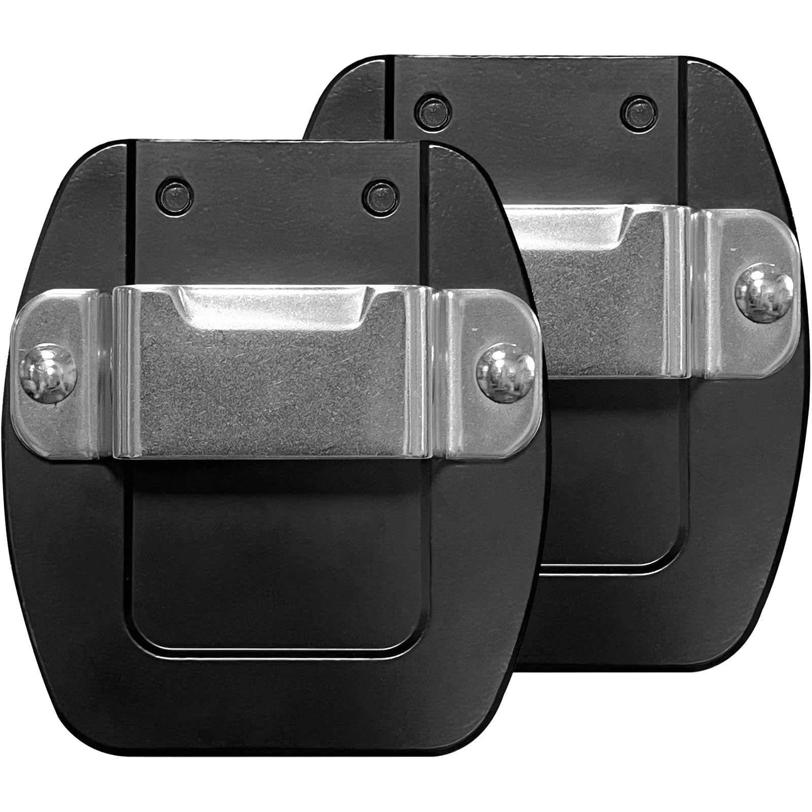 2-Pack Heavy Duty Metal Tape Measure Holder for Tool Belt - Clip-On Drill Holder Compatible with Impact Drivers & Tape Measures - Perfect for Construction, Carpentry & DIY Projects