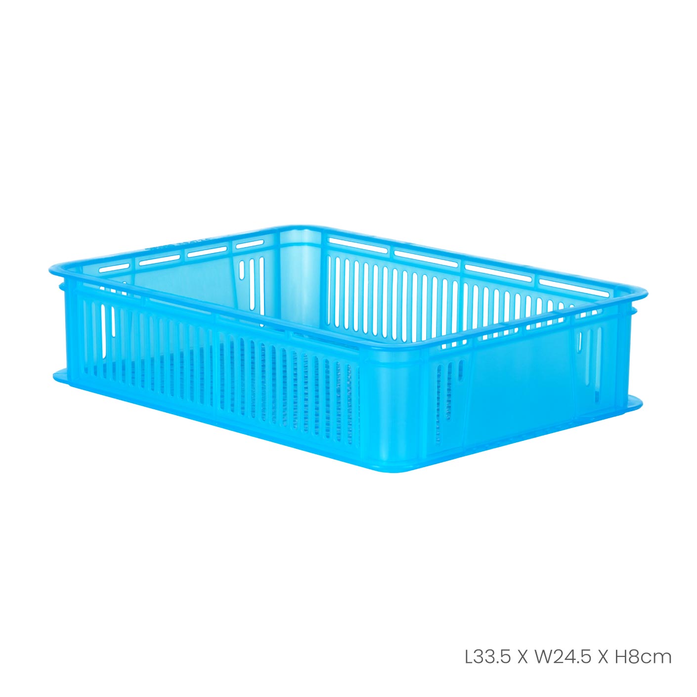 Stackable Storage Basket (Large) - 4724 - Perfect for Organizing Pantry, Bathroom, or Kids' Toys - Durable & Space-Saving Home Organization Solution