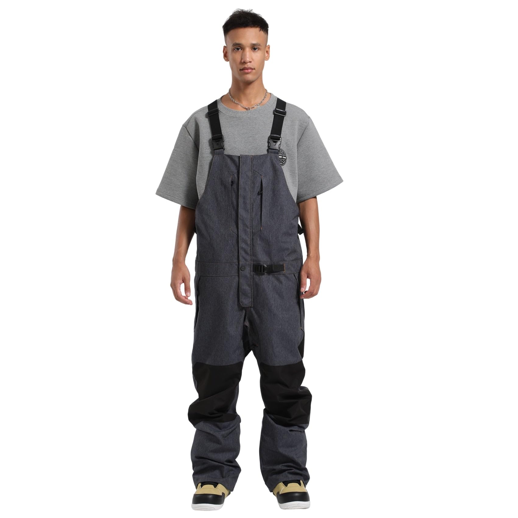 Men's & Women's Insulated Waterproof Snowboard Bibs - Breathable Ski Pants Overalls for Winter Sports & Outdoor Activities - Perfect for Skiing, Snowboarding & Cold Weather Adventures